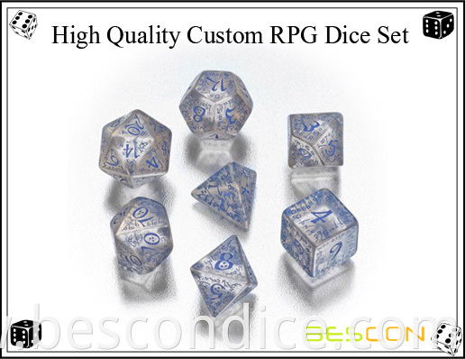 High Quality Custom RPG Dice Set